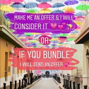 Bundle & I will send an Offer OR send me offers💕